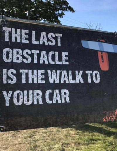 The last obstacle is the weak to your car
