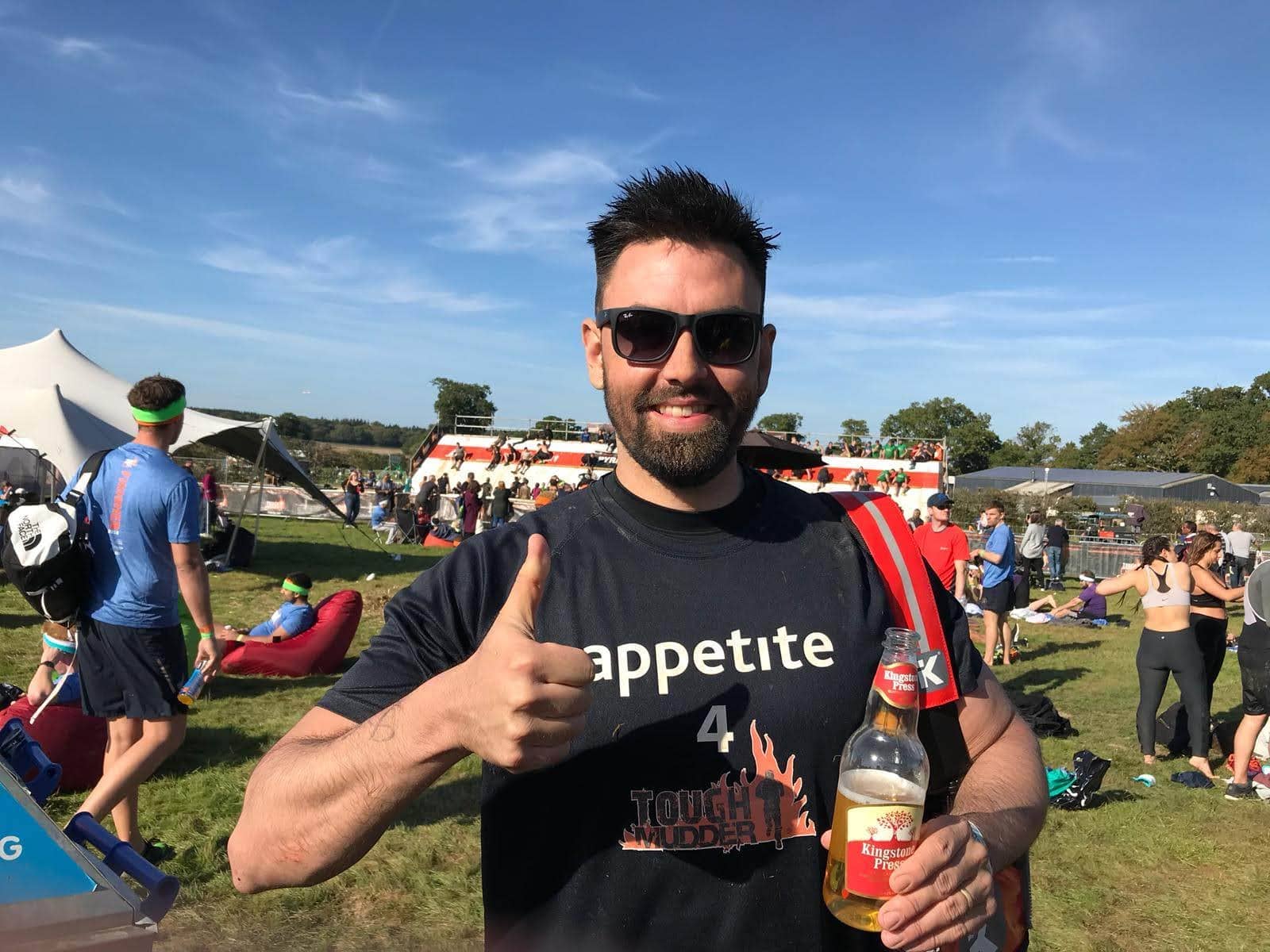 man at tough mudder